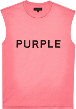 Wordmark cotton tank top