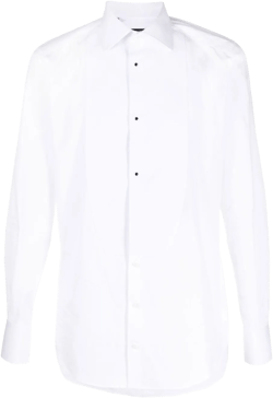 contrasting tuxedo shirt