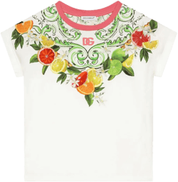 graphic-print cotton T-shirt