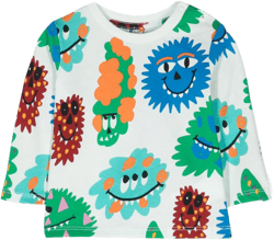 graphic-print organic cotton top