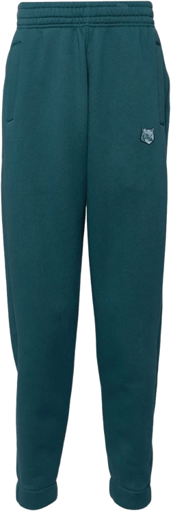 bold fox head patch comfort jog pants