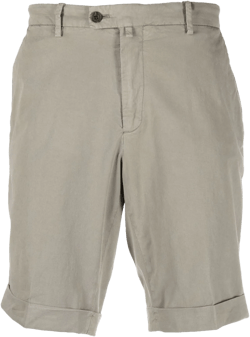 cotton-lyocell bermuda shorts