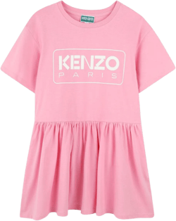 logo-print dress