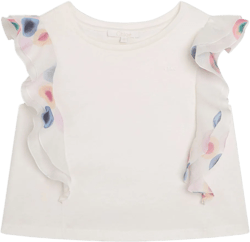 ruffled organic cotton blouse