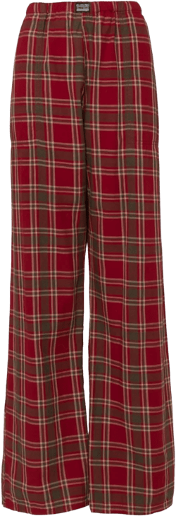 plaid pajama pants