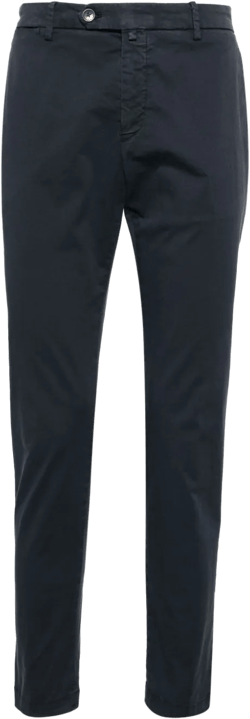 low-rise stretch-cotton tapered chinos