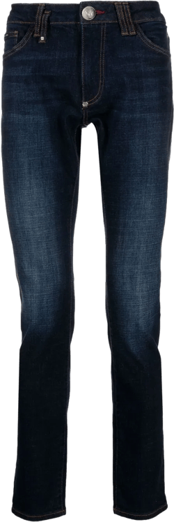 slim-cut leg jeans