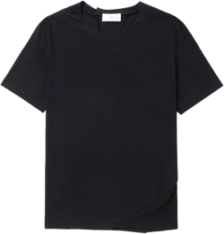 round-neck cotton T-shirt 
