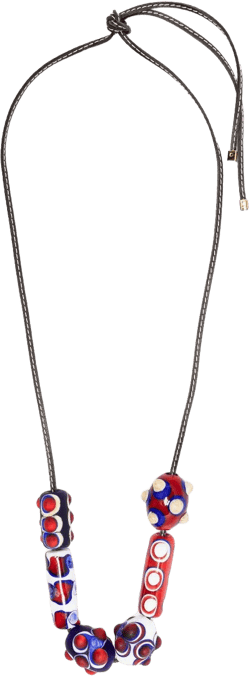 Beatle beaded necklace
