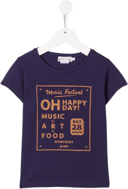 graphic-print short-sleeved T-shirt