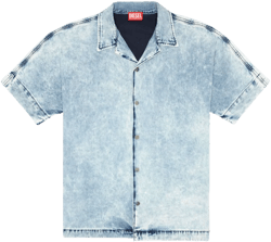 D-Nabil-S short-sleeved denim shirt 