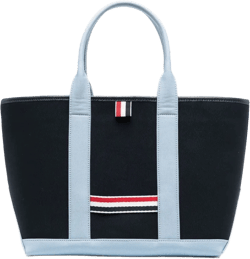 RWB-stripe canvas tote bag