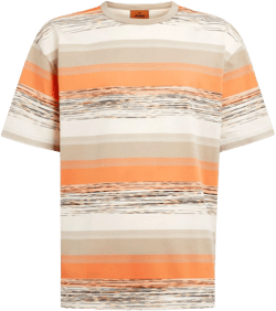 striped cotton T-shirt