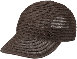 Tiger straw baseball cap