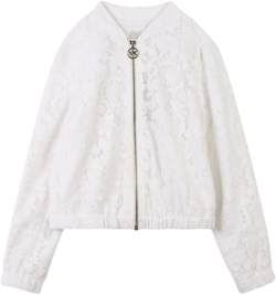 guipure-lace cardigan