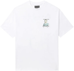 graphic-print cotton-blend T-shirt