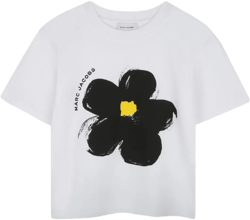 floral print cotton t-shirt 