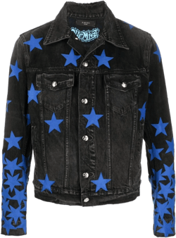 Chemist Star Denim Jacket In Black