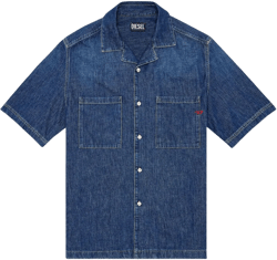 D-Paroshort short-sleeved denim shirt