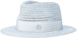 André straw fedora hat