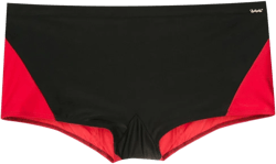 two-tone swim trunks