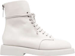 lace-up leather combat boots