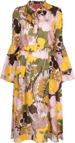 Casanova floral-print midi dress