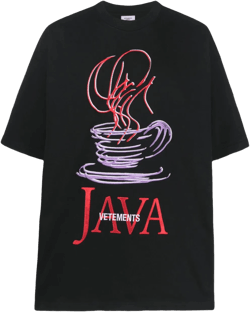 Java logo-embroidered T-shirt