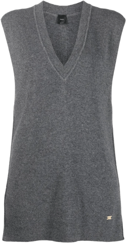 ribbed-knit sweater vest