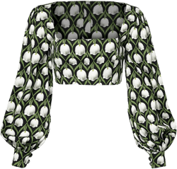 Pera Perla cropped top