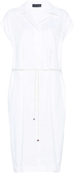 twill midi dress 
