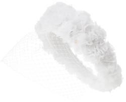 Constance tulle-detail tiara