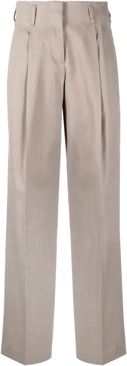 tailored high-waisted trousers