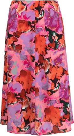 graphic-print skirt 
