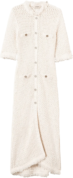 jacquard-knit cardigan
