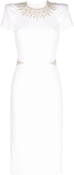Ines beaded midi dress