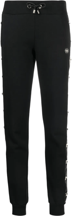 studded side panel track pants