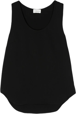 curved-hem tank top