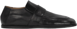 Spatola square-toe leather loafers