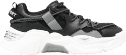 Runner panelled lace-up sneakers