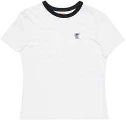 bow-print T-shirt