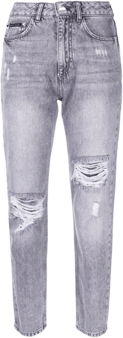 ripped cropped jeans
