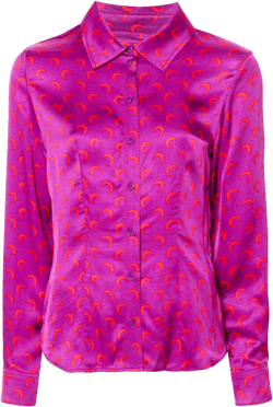 moon-printed shirt