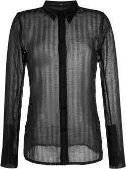 striped long-sleeve shirt