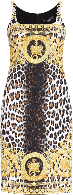 Medusa-printed dress