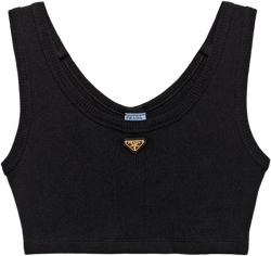 triangle-logo tank top