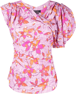 Madinea floral-print blouse