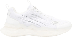Runner panelled lace-up sneakers