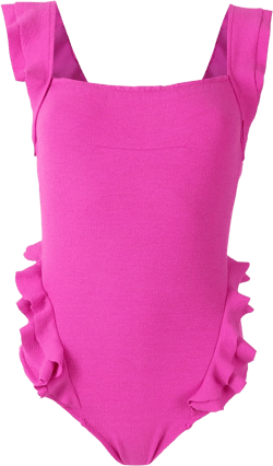 Barbette ruffled one-piece