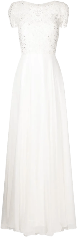 Albertine crystal-embellished gown